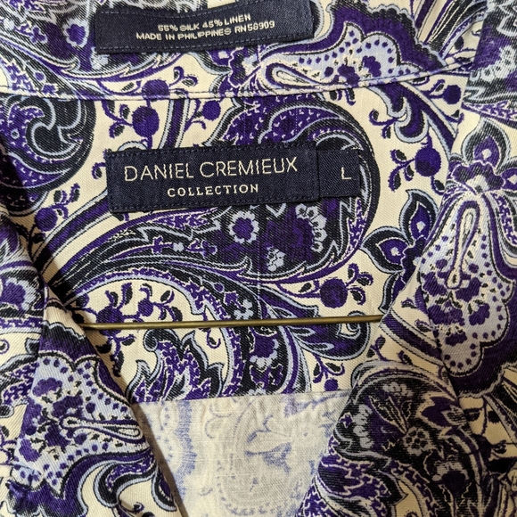 Daniel cremieuk 80's button down shirt short sleev - Picture 2 of 3